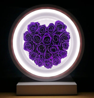 Flower Lamp Elegance: The Radiant Blossom's Colorful Symphony - Imaginary Worlds