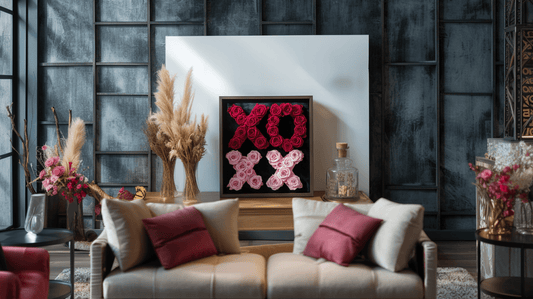 Rose Framed Wall Art: Floral Installations for Norwegian Homes - Imaginary Worlds
