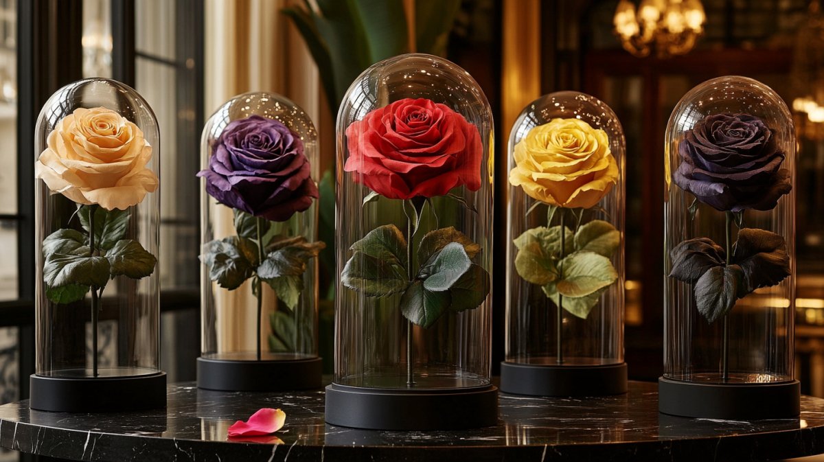 Crystal Captivation: Forever Roses in Acrylic Boxes - Imaginary Worlds