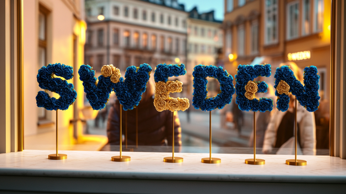 Swedish Rose Designs – Blue & Yellow in Bloom - Imaginary Worlds