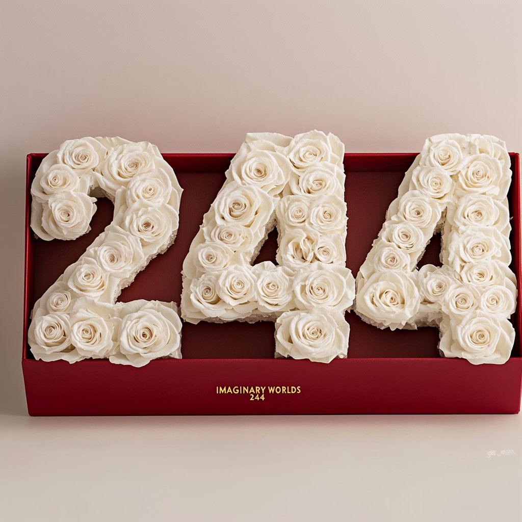 Angel Number 244 Rose Box - Imaginary Worlds