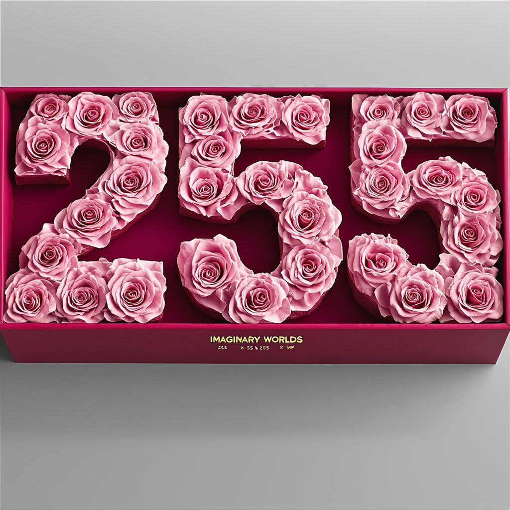 Angel Number 255 Rose Box - Imaginary Worlds