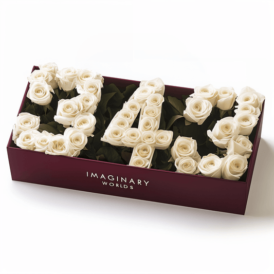 Angel Number 343 Rose Box - Imaginary Worlds