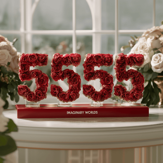 Angel Number 5555 Rose Box - Imaginary Worlds