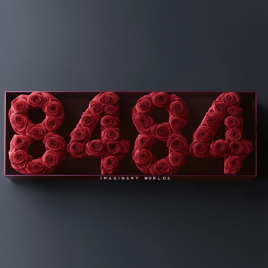 Angel Number 8484 Rose Box - Imaginary Worlds