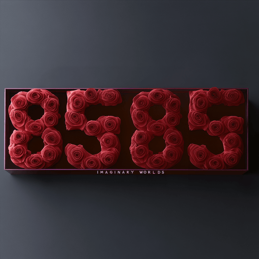 Angel Number 8585 Rose Box - Imaginary Worlds