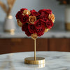 Ares and Aphrodite Mixed Rose Heart Lamp - Imaginary Worlds