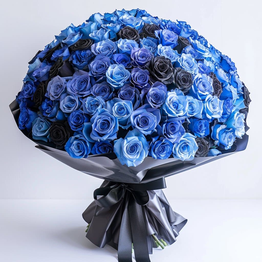 Azure Dreams Rose Bouquet - Imaginary Worlds