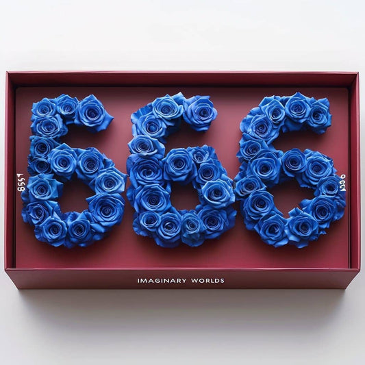 Blue Roses 666 Rose Box - Imaginary Worlds