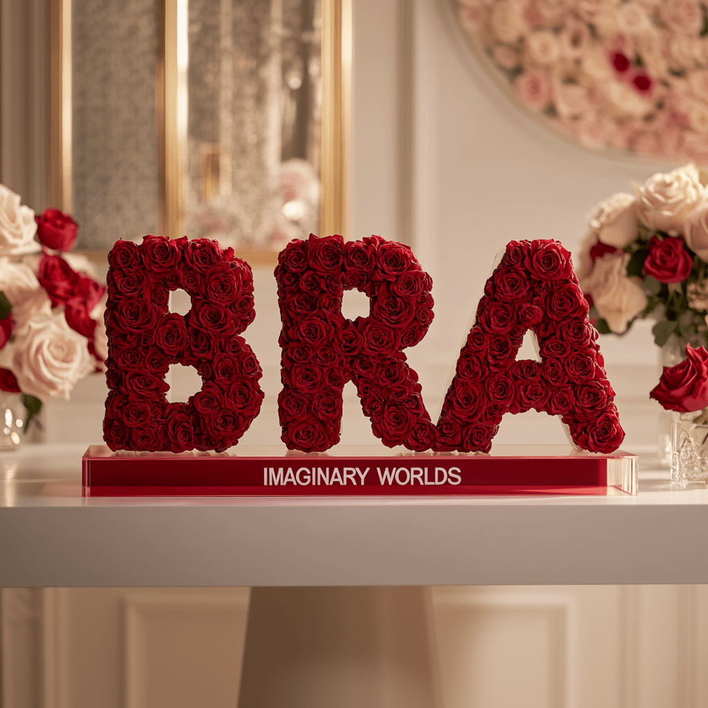 Brezil Roses BRA Rose Sculpture Brazil Tribute | IMAGINARY WORLDS – Imaginary Worlds