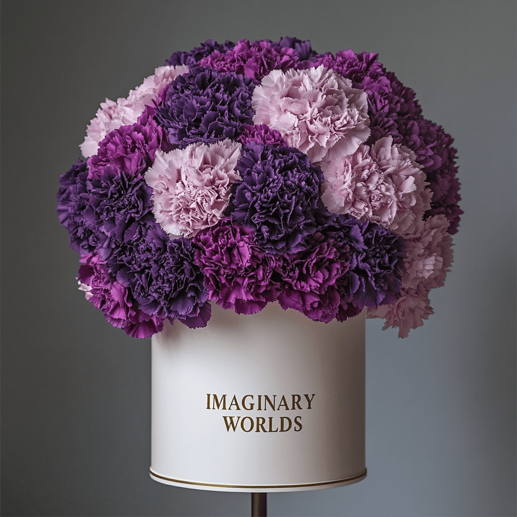 Carnation box - Imaginary Worlds