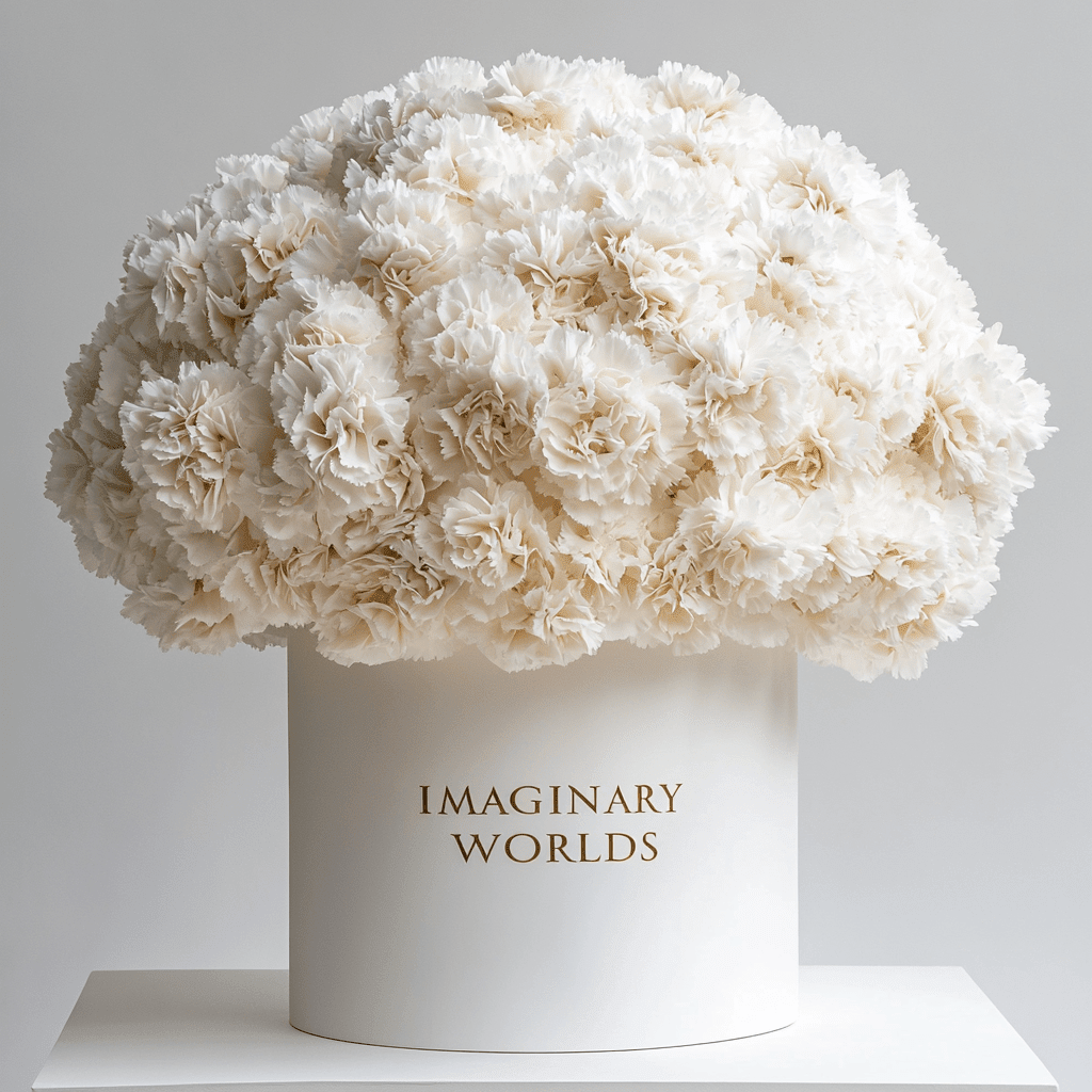 Carnation box - Imaginary Worlds