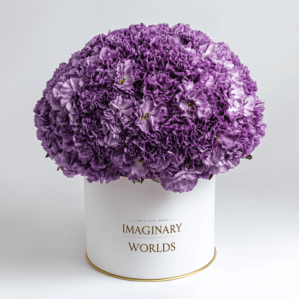 Carnation box - Imaginary Worlds