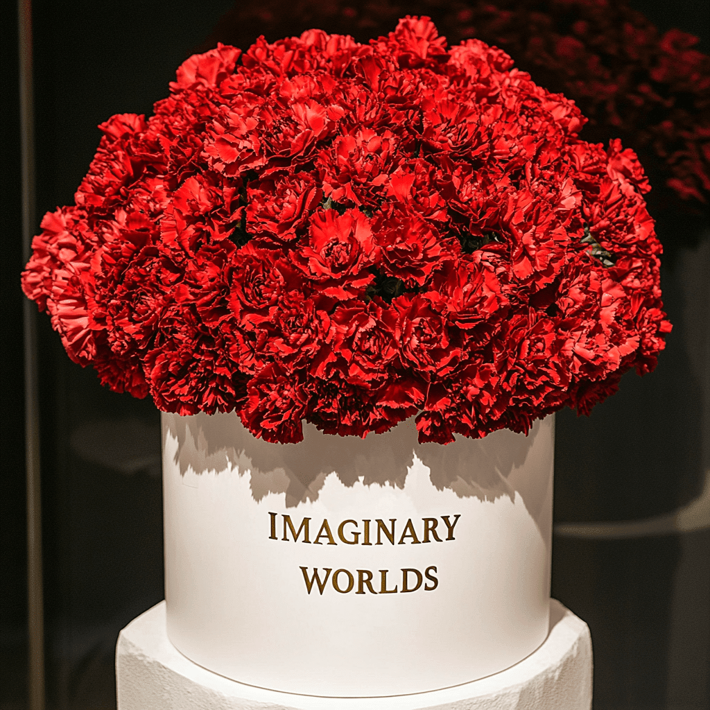 Carnation box - Imaginary Worlds