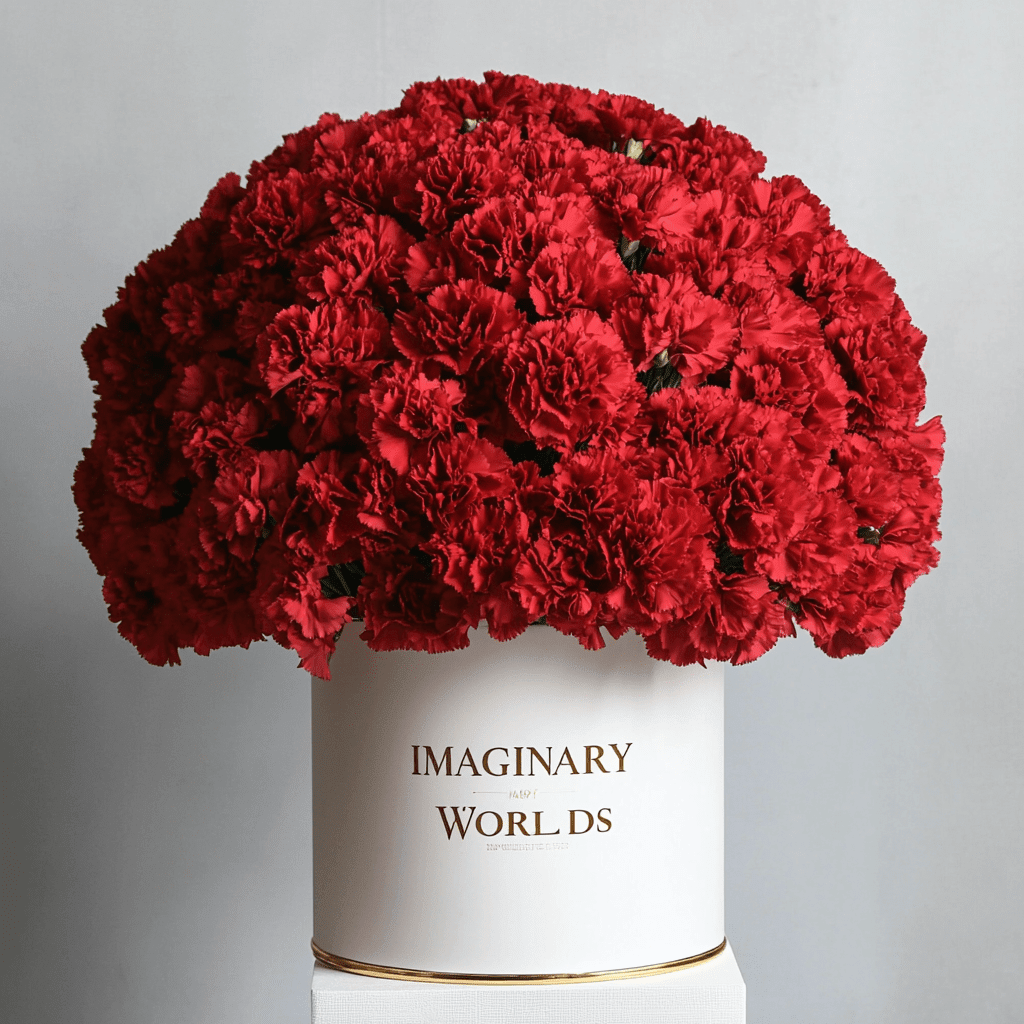 Carnation box - Imaginary Worlds