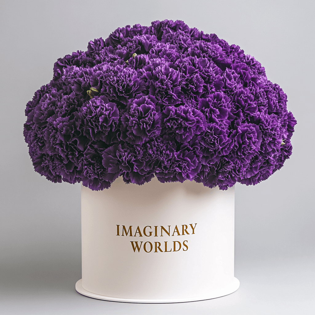 Carnation box - Imaginary Worlds
