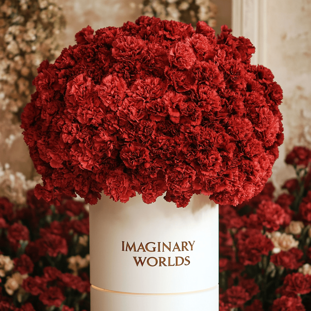 Carnation box - Imaginary Worlds
