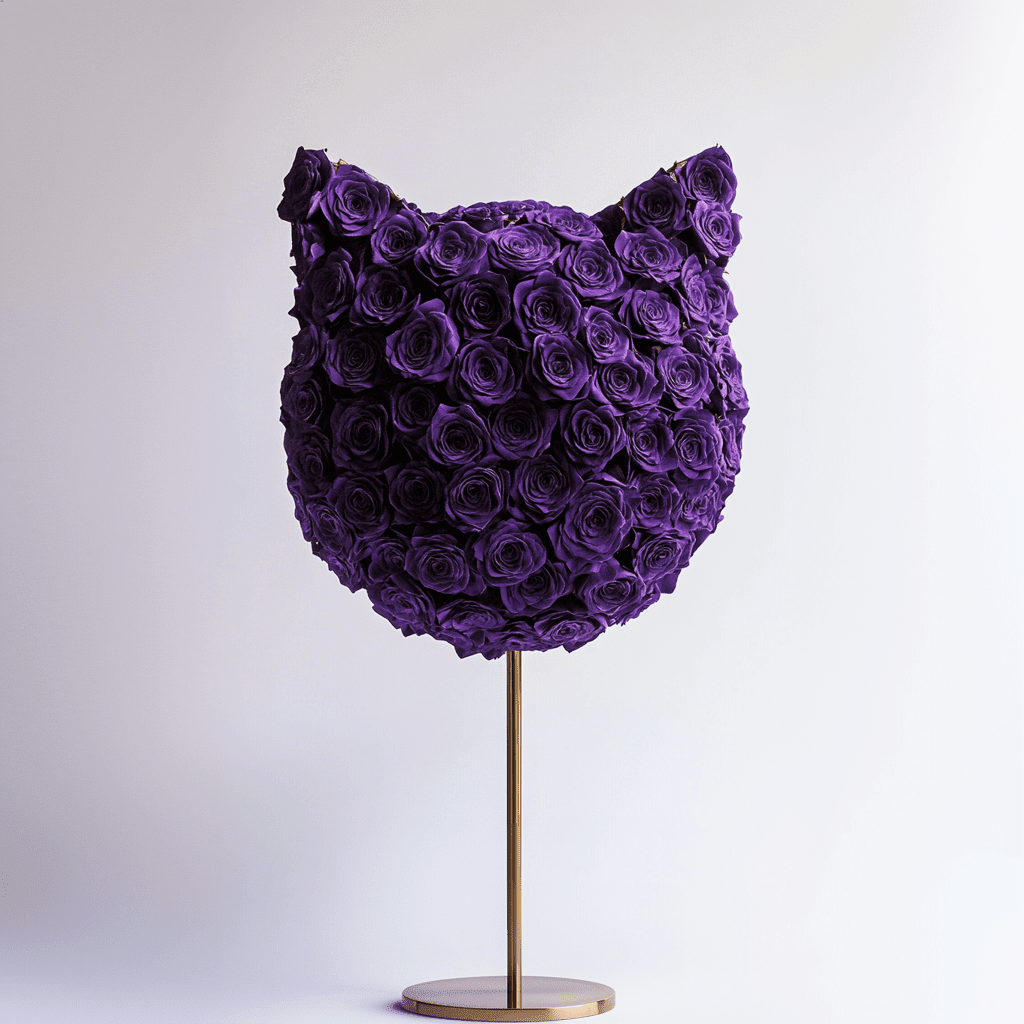 Cat rose lamp - Imaginary Worlds