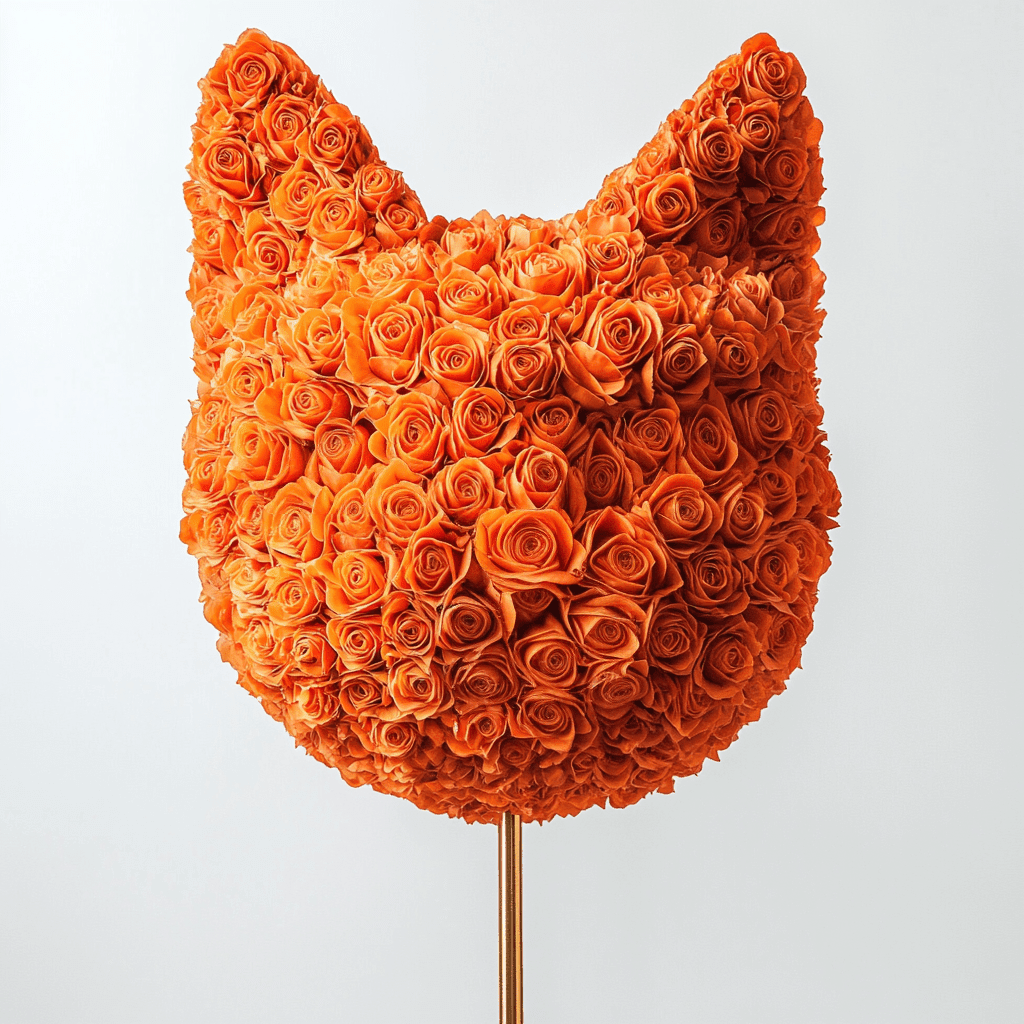 Cat rose lamp - Imaginary Worlds