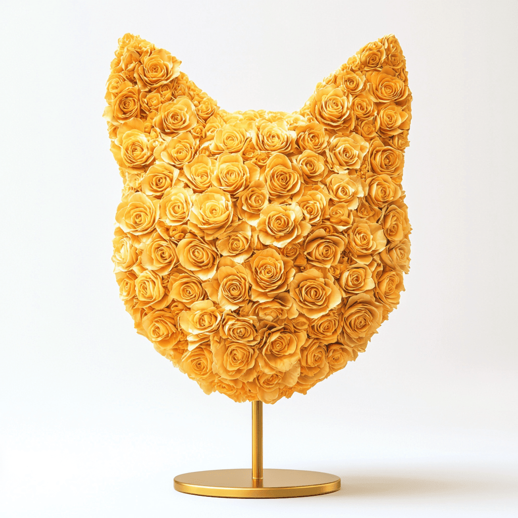 Cat rose lamp - Imaginary Worlds