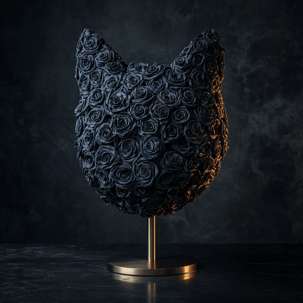 Cat rose lamp - Imaginary Worlds