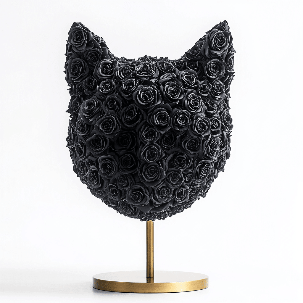 Cat rose lamp - Imaginary Worlds