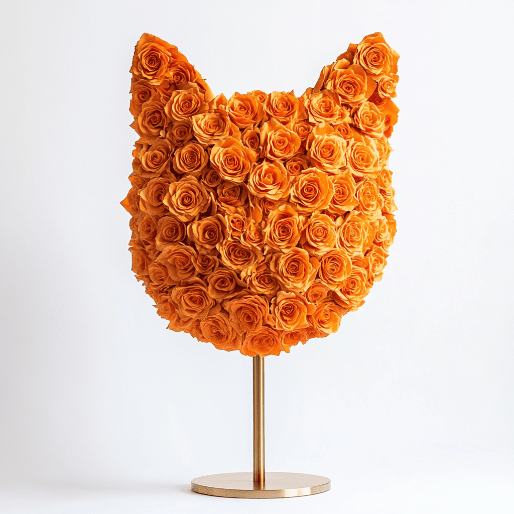 Cat rose lamp - Imaginary Worlds