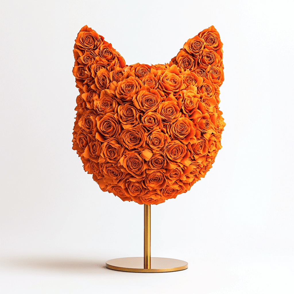 Cat rose lamp - Imaginary Worlds