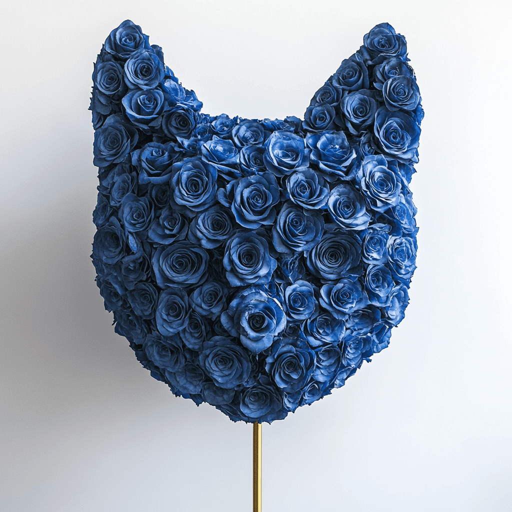 Cat rose lamp - Imaginary Worlds