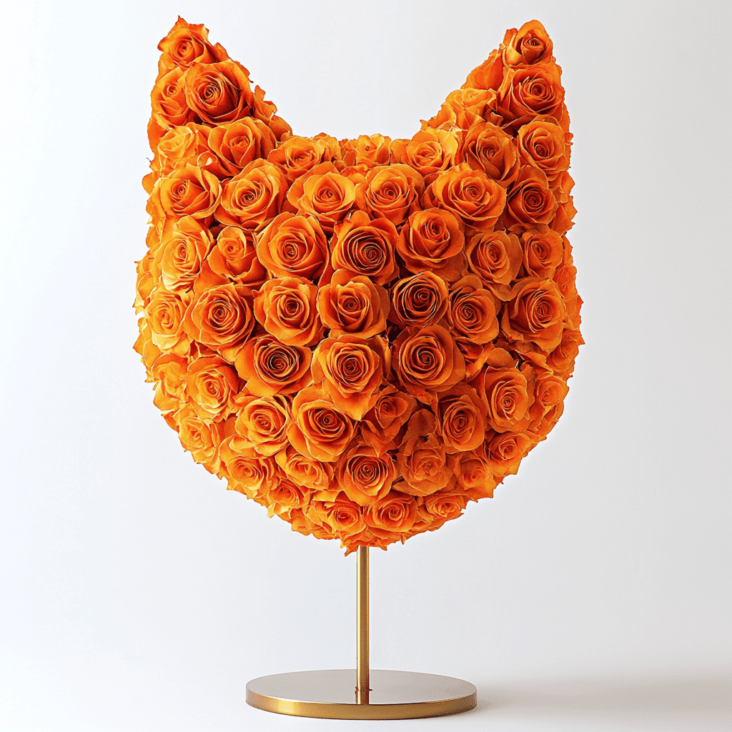 Cat rose lamp - Imaginary Worlds
