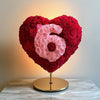 Custom Red Heart Rose Lamp with Color '6' - Imaginary Worlds