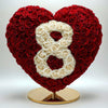 Custom Red Heart Rose Lamp with Color '8' - Imaginary Worlds