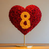 Custom Red Heart Rose Lamp with Color '8' - Imaginary Worlds