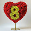 Custom Red Heart Rose Lamp with Color '8' - Imaginary Worlds