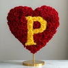 Custom Red Heart Rose Lamp with Color 'P' - Imaginary Worlds