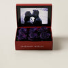 Customized Forever Dark Purple Rose Box with Photo - Imaginary Worlds