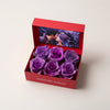 Customized Forever Purple Rose Box with Photo - Imaginary Worlds