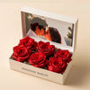 Customized Forever Red Rose Box with Photo - Imaginary Worlds