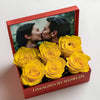 Customized Forever Yellow Rose Box with Photo - Imaginary Worlds