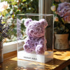 Dusty Lavender Rose Bear - Imaginary Worlds