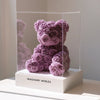 Dusty Lavender Rose Bear - Imaginary Worlds