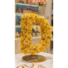 Elegant Standing Yellow Rose Letter D Lamp - Imaginary Worlds