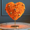 Enchanted Orange Skull Heart Lamp - Imaginary Worlds