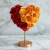 Eros and Psyche Mixed Rose Heart Lamp - Imaginary Worlds