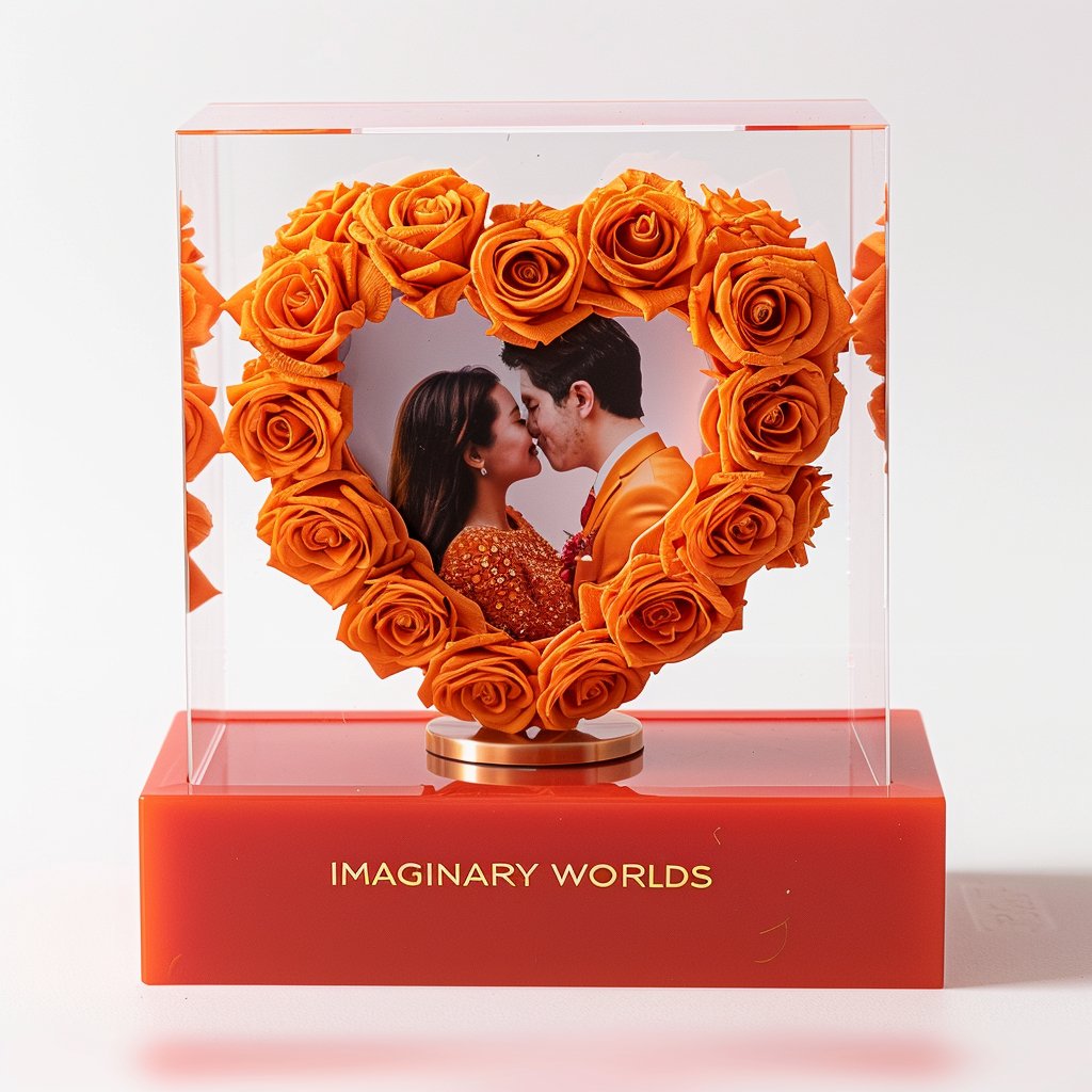 Eternal Affection Mini Acrylic Photo Box - Imaginary Worlds