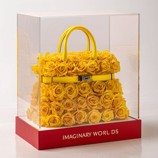 Eternal Bloom Yellow Rose Bag - Imaginary Worlds