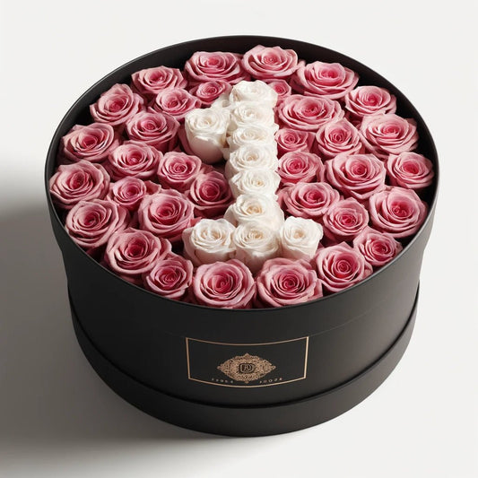 Eternal Charm Rose Box: Champagne, Pink, and White Edition - Imaginary Worlds