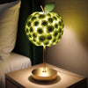 Eternal Glow Apple Lamp: Teal & Gold Edition - Imaginary Worlds