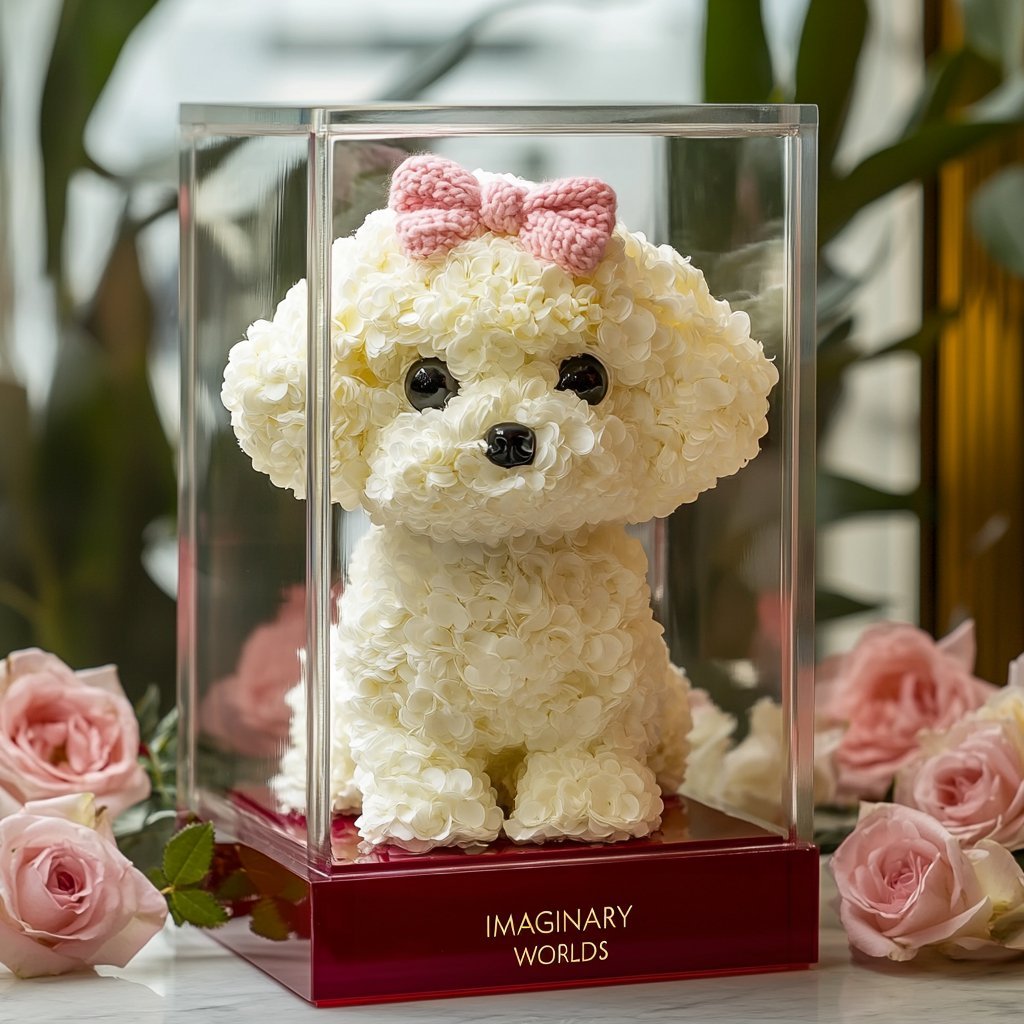 Forever Rose Animal Sculptures - Imaginary Worlds