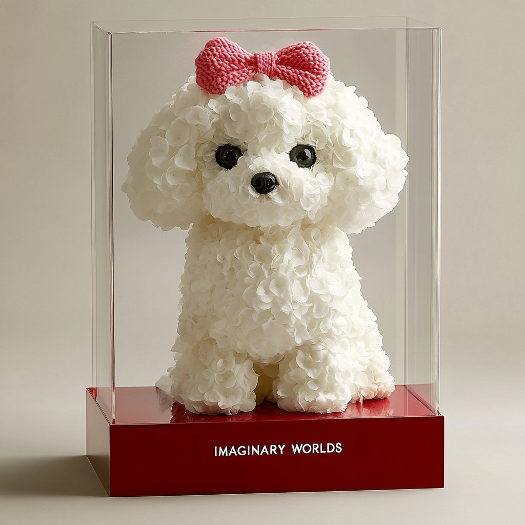 Forever Rose Animal Sculptures - Imaginary Worlds